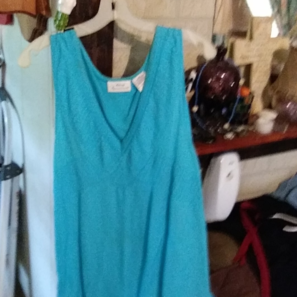 XL 14/16 Announcements Maternity touq. Blue Top